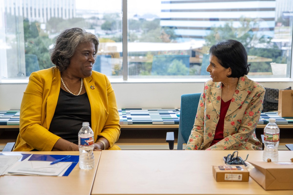 Anjum with Ambassador Linda Thomas Greenfield