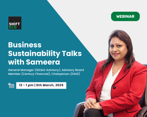 Business Sustainability Talks with Sameera Business Sustainability Talks with Sameera